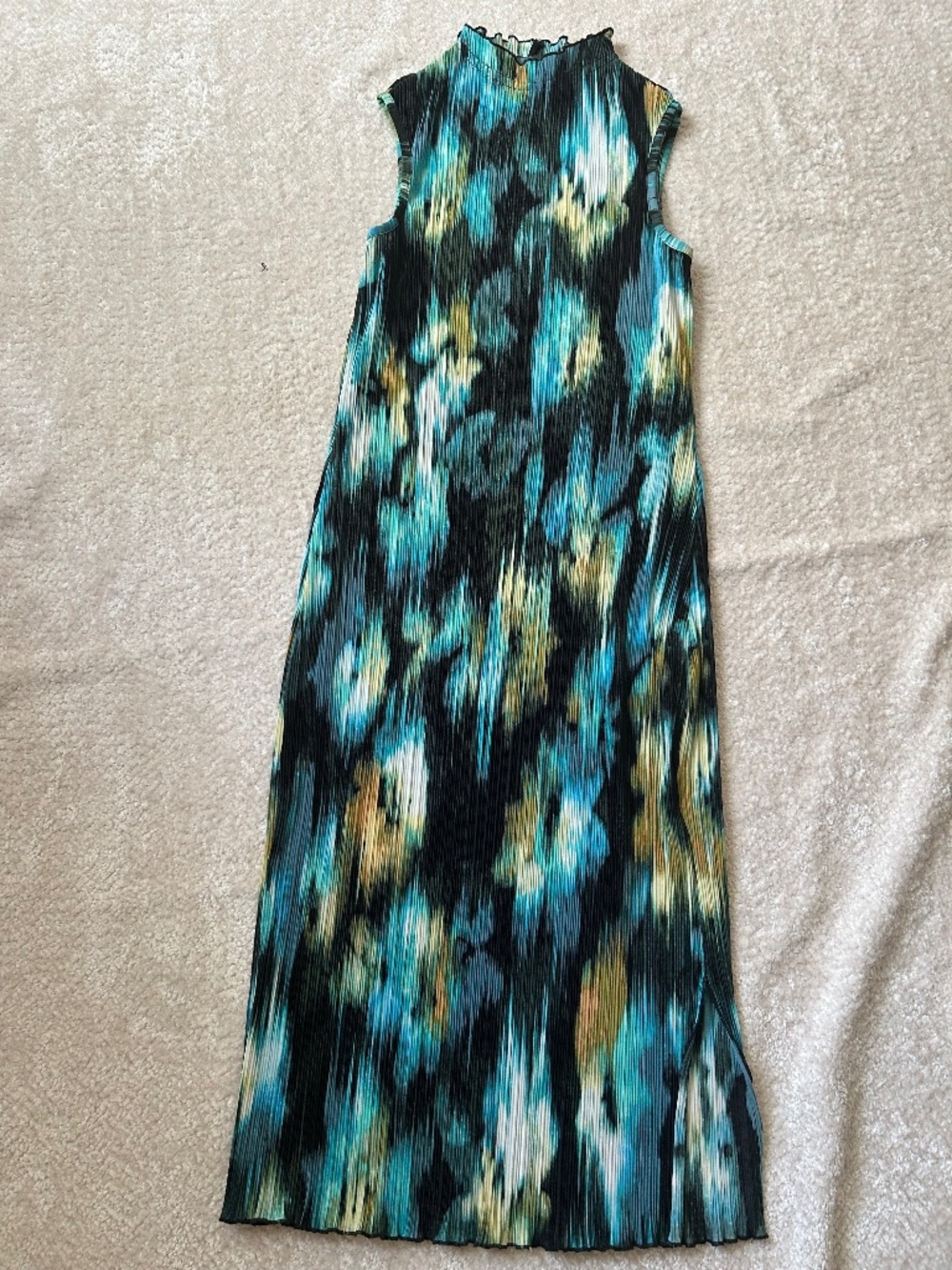 Future collective patterned midi dress